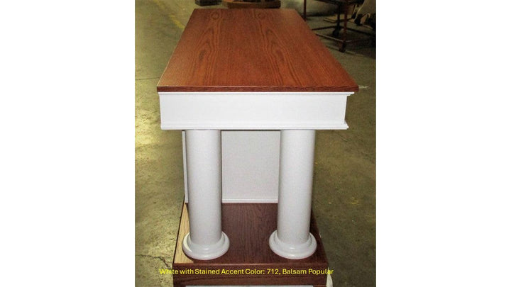 Communion Table Custom 810-Side 712 Balsam Popular-Communion Tables and Altars-Podiums Direct
