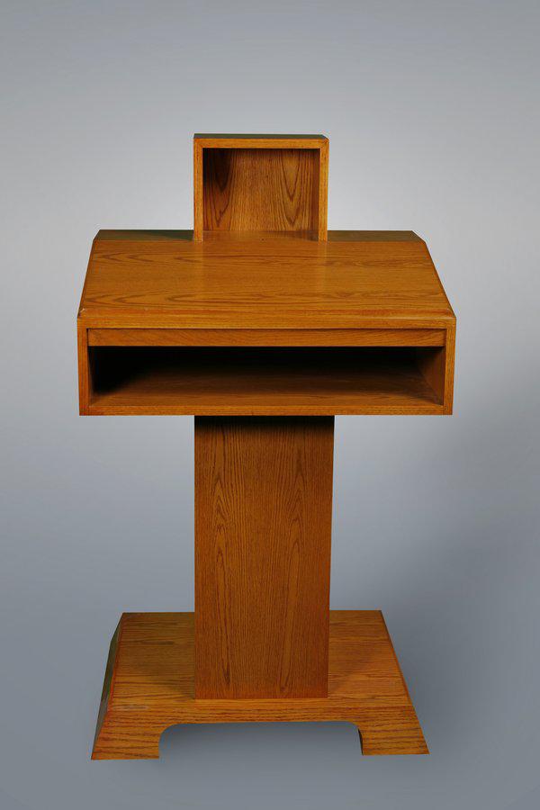 Church Wood Cross Pulpit No. A-2 - FREE SHIPPING!