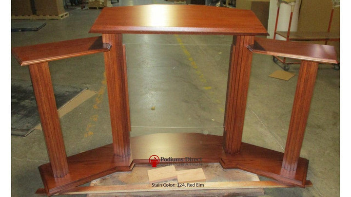 Wood with Acrylic Pulpit w/Wings 703 Proclaimer - FREE SHIPPING!