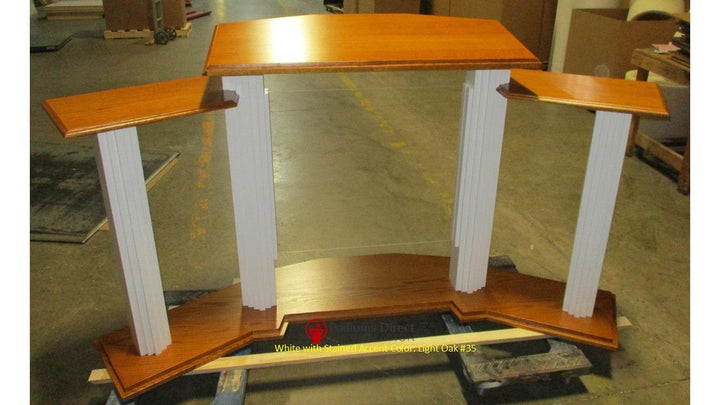 Wood with Acrylic Pulpit w/Wings 703W Proclaimer - FREE SHIPPING!