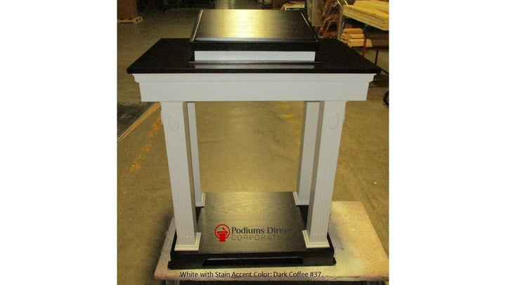 Church Wood Pulpit Colonial Open TOP-605 - FREE SHIPPING!
