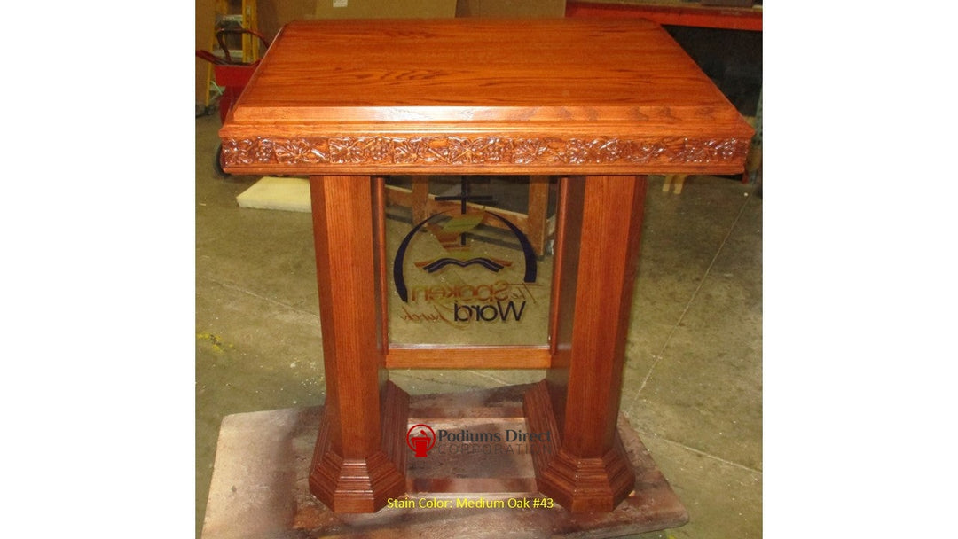 Wood with Acrylic Pulpit NO 5405 - FREE SHIPPING!