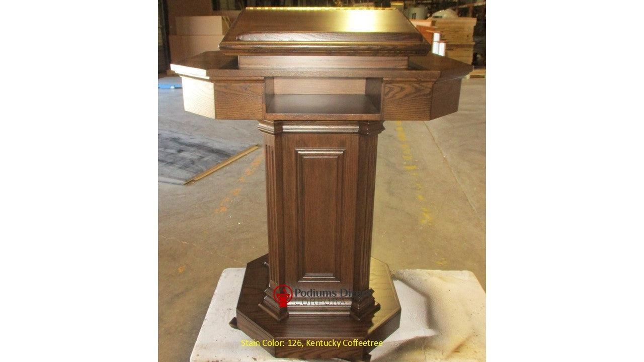 Church Wood Pulpit Pedestal TSP-180 – Podiums Direct