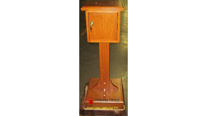 Tithe Box NO 18 Tithe/Prayer Box-Light Oak #35-Tithe Boxes, Baptismal Font, Flower Stands, and Offering Tables-Podiums Direct