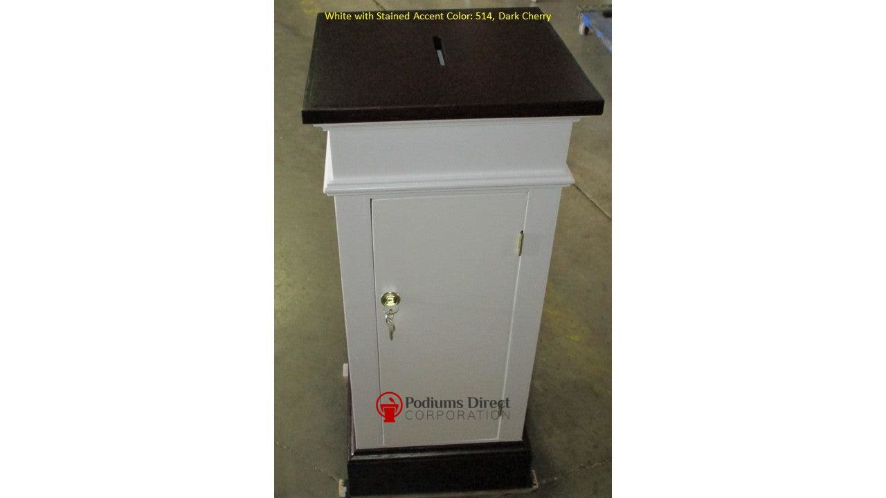 Glass Tithe Box Tithe Box NO 80 Tithe/Prayer Box – Podiums Direct