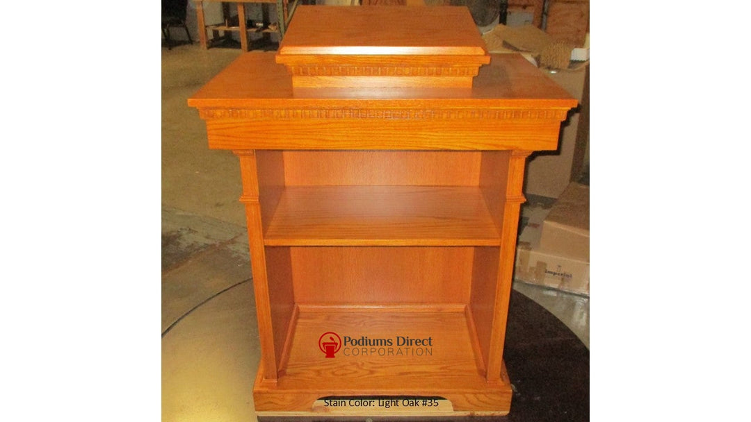 Church Wood Pulpit Tiered TSP-120 - FREE SHIPPING!