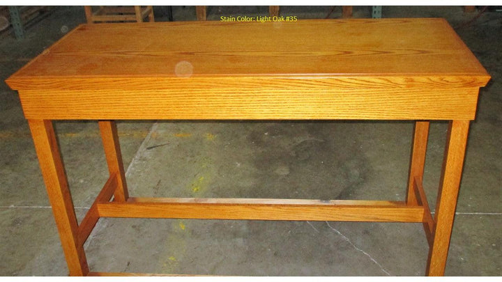 Communion Table NO 405-Back Light Oak 43Communion Tables and Altars-Podiums Direct