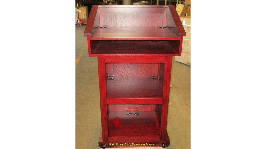 Handcrafted Solid Hardwood Lectern Celebrity - FREE SHIPPING!