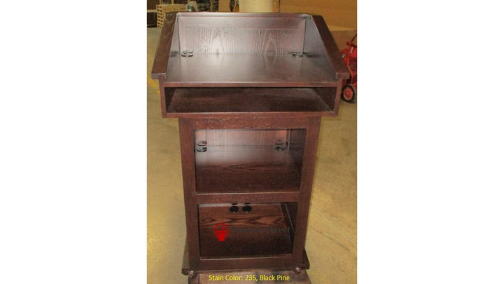 Handcrafted Solid Hardwood Lectern Celebrity - FREE SHIPPING!