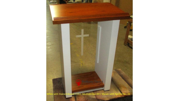 Wood with Acrylic Pulpit NO. P103 - FREE SHIPPING!