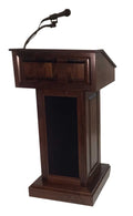 Handcrafted Lectern With All-In-One Wireless Sound System