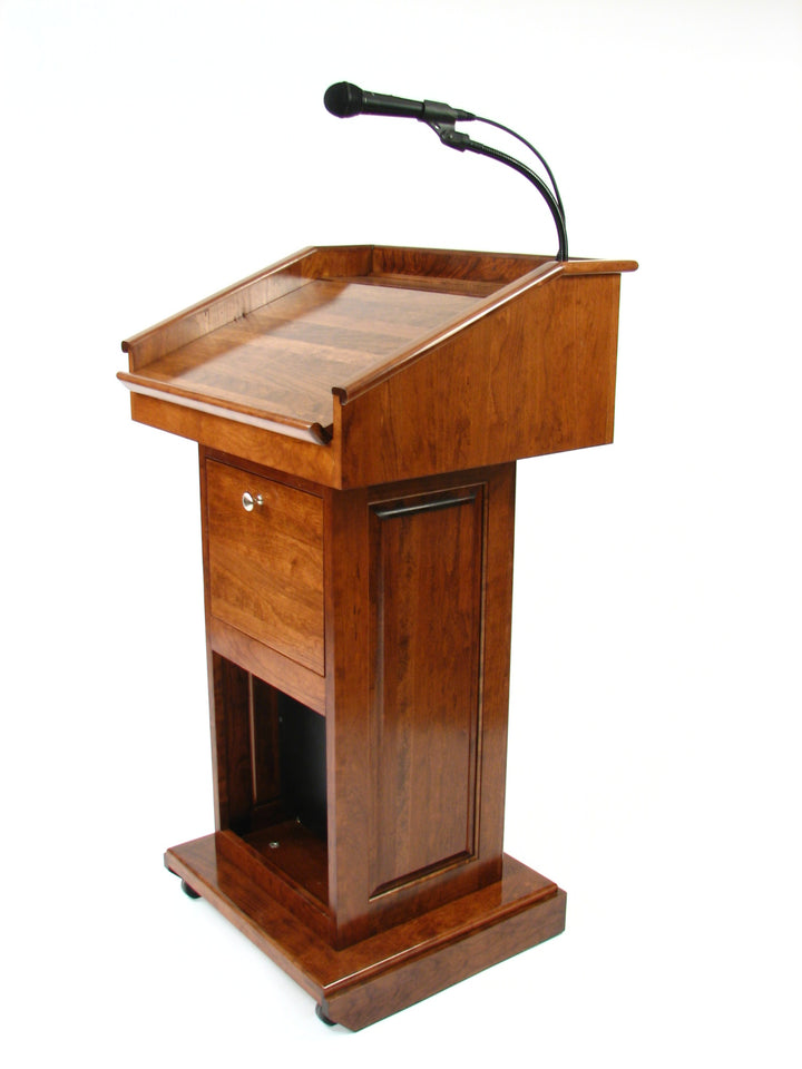Handcrafted Lectern With Wireless Sound System - FREE SHIPPING!