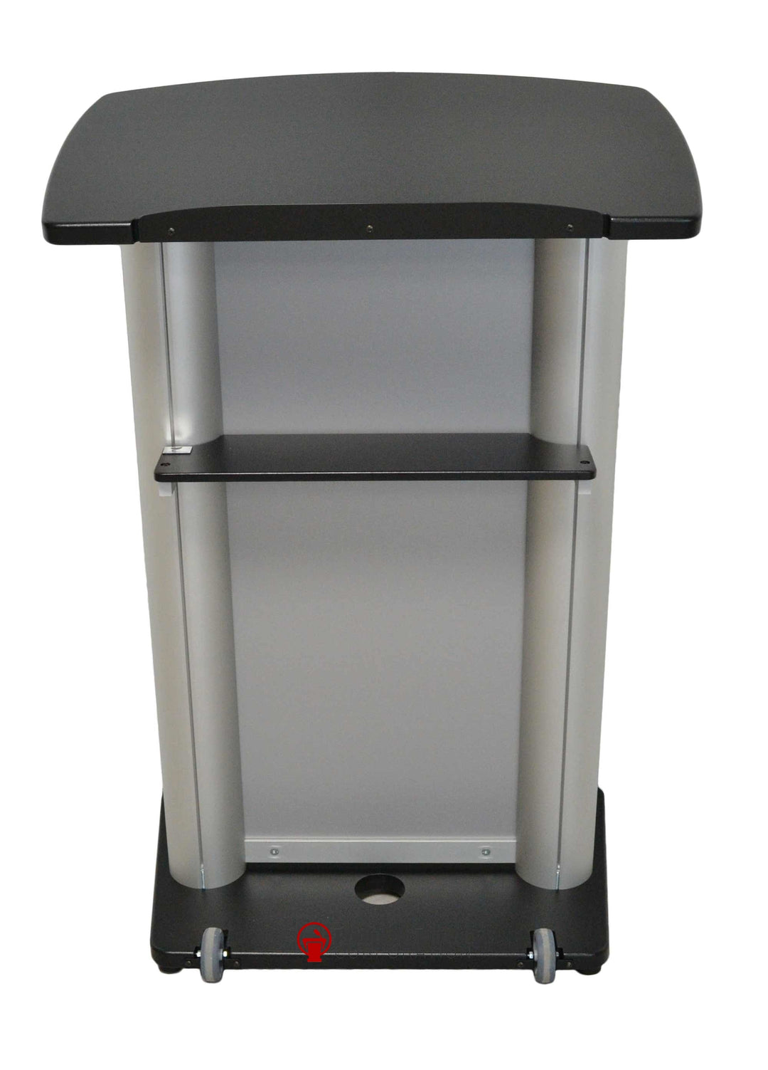 Contemporary Lectern and Podium CS2 Aluminum Lectern-Back-Contemporary Lecterns and Podiums-Podiums Direct
