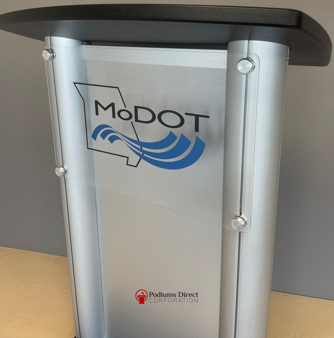 Contemporary Lectern and Podium CS2 Aluminum Lectern