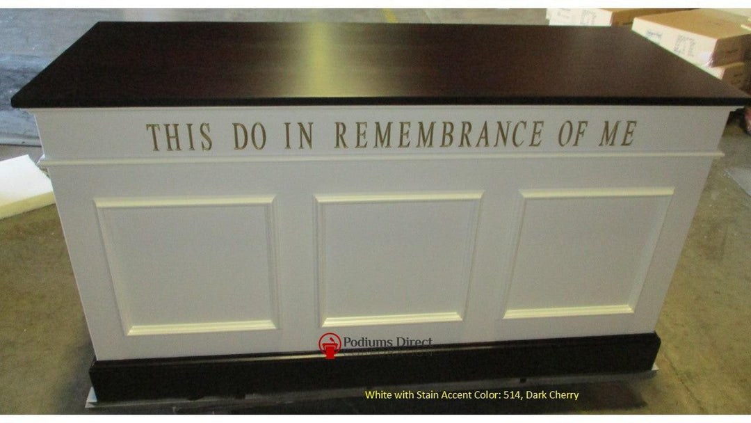 Communion Table NO 810 Closed Style - FREE SHIPPING!