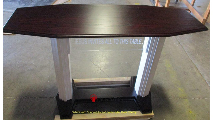 Communion Table 705W Proclaimer Acrylic and Wood Style - FREE SHIPPING!