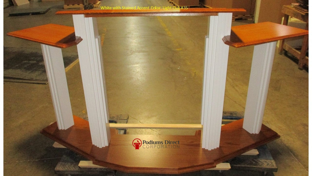 Wood with Acrylic Pulpit w/Wings 703W Proclaimer - FREE SHIPPING!