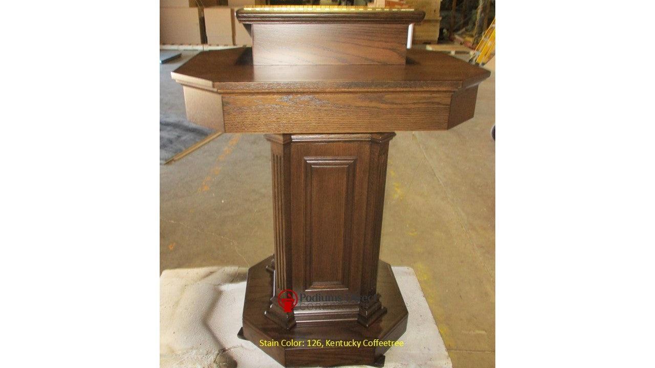 Church Wood Pulpit Pedestal TSP-180 – Podiums Direct