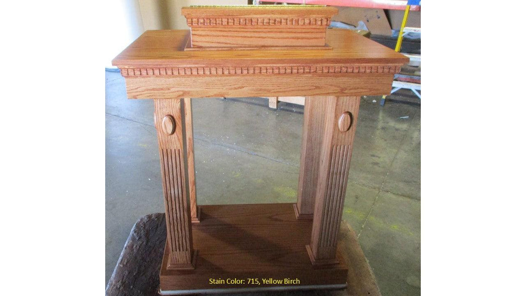 Church Wood Pulpit Open Tiered TOP-120 - FREE SHIPPING!