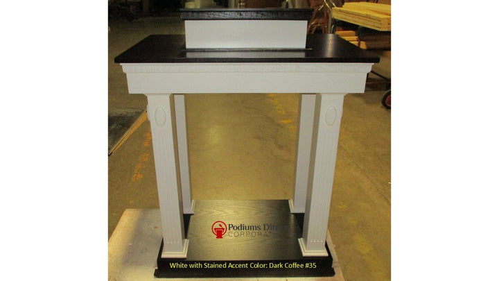 Church Wood Pulpit Colonial Open TOP-605 - FREE SHIPPING!