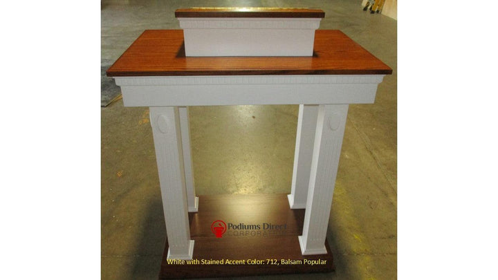 Church Wood Pulpit Colonial Open TOP-605 - FREE SHIPPING!