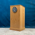 Solid Oak Presentation Lectern for Graduation & Ceremonies: The Graduate