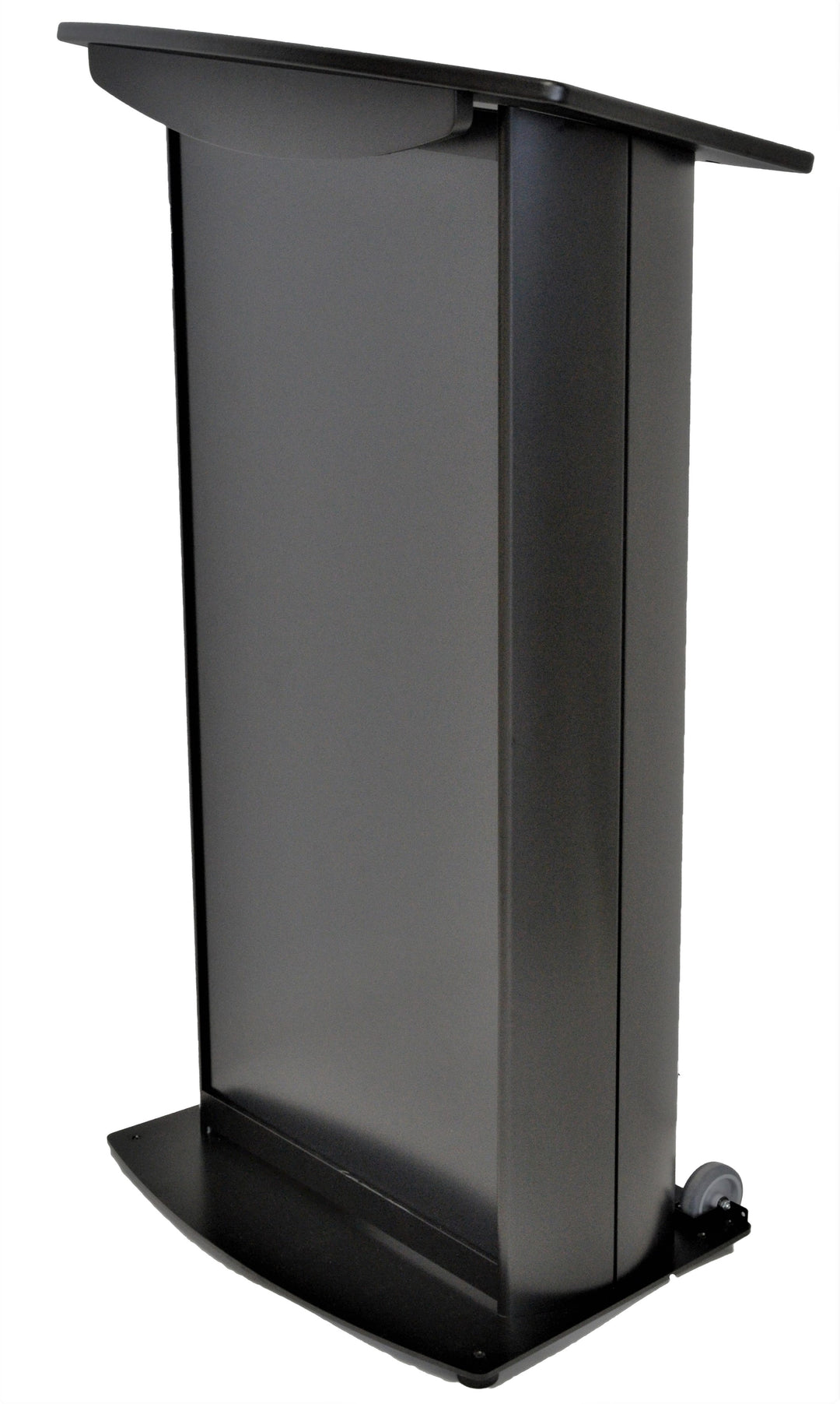 Contemporary Lecterns and Podiums H2 Deluxe Aluminum Lectern-Angle 1-Contemporary Lecterns and Podiums-Podiums Direct