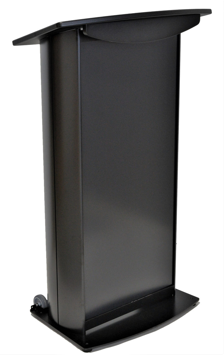 Contemporary Lecterns and Podiums H2 Deluxe Aluminum Lectern-Angle 2-Contemporary Lecterns and Podiums-Podiums Direct