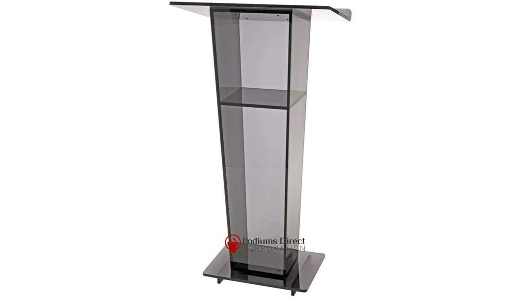 Acrylic Lectern Gray Vail - FREE SHIPPING!