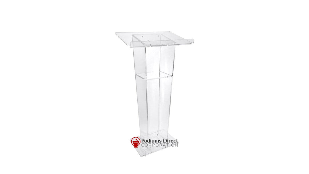 Acrylic Lectern Clear Vail - FREE SHIPPING!