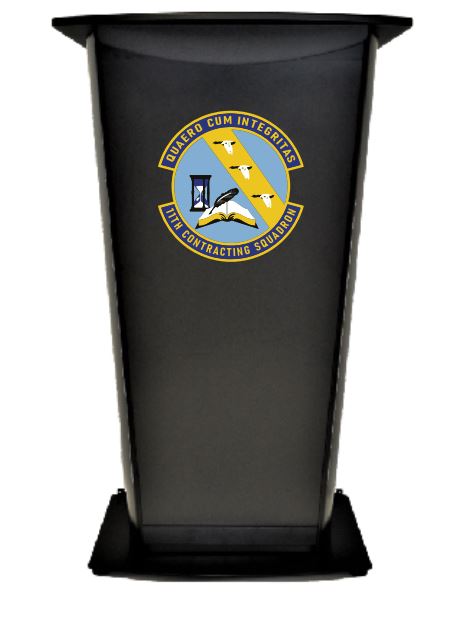 Contemporary Lecterns And Podium H2 Deluxe Aluminum Lectern - FREE SHIPPING!