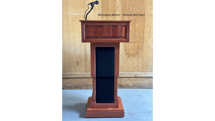 Handcrafted Solid Hardwood Lectern CLR235-EV-L Counselor Evolution Lift with Sound Lectern - FREE SHIPPING!