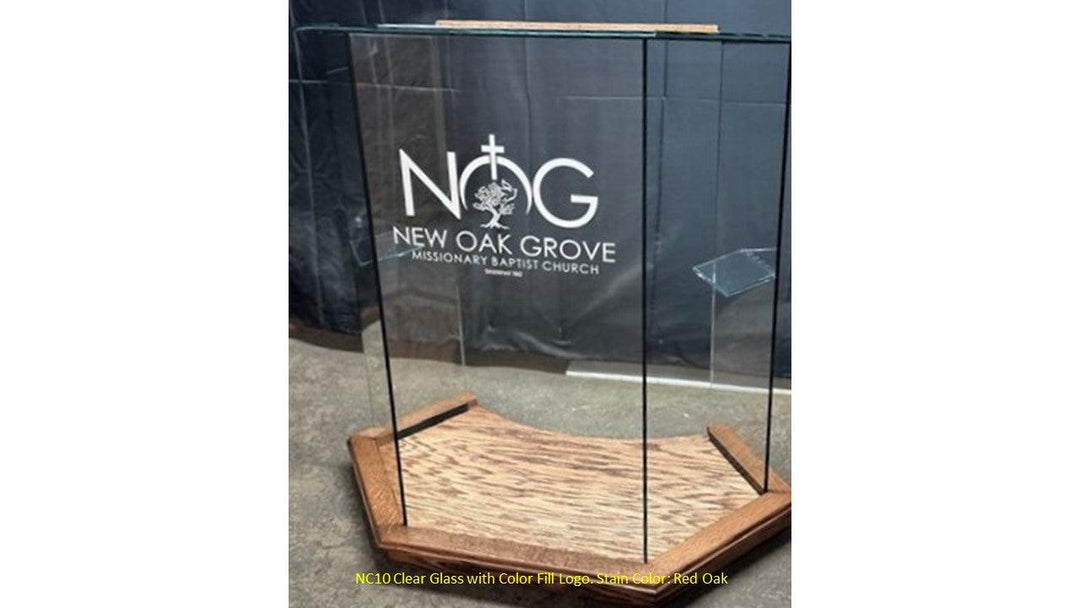 Glass Pulpit NC10/NC10G Prestige FOUNDATION -  FREE SHIPPING!