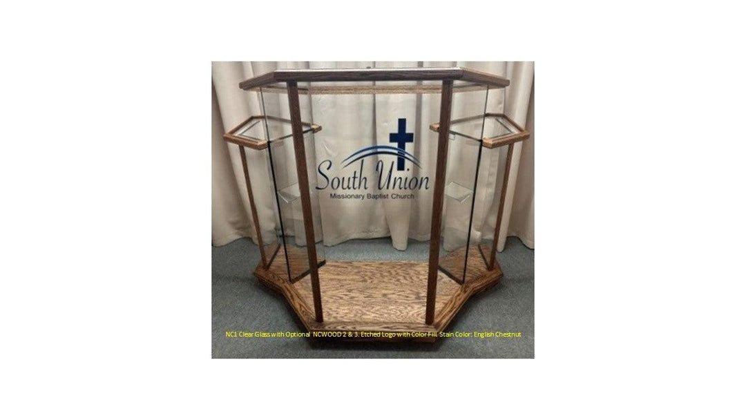 Glass Pulpit NC1/NC1G Prestige WINGED - FREE SHIPPING!