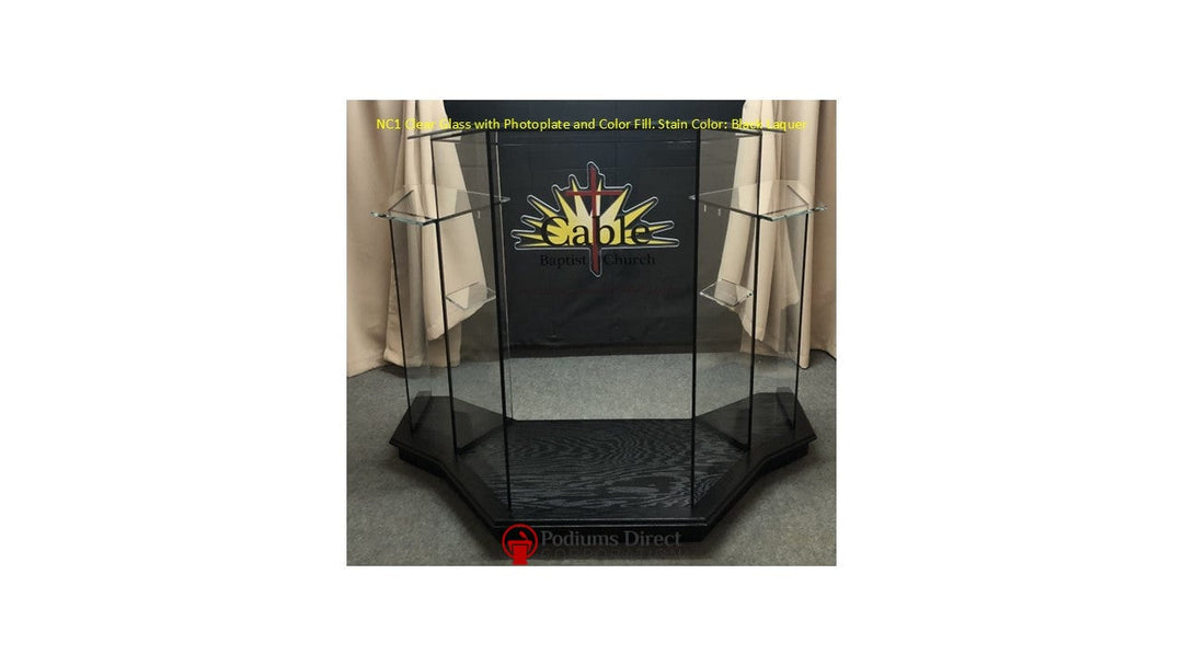 Glass Pulpit NC1/NC1G Prestige WINGED - FREE SHIPPING!