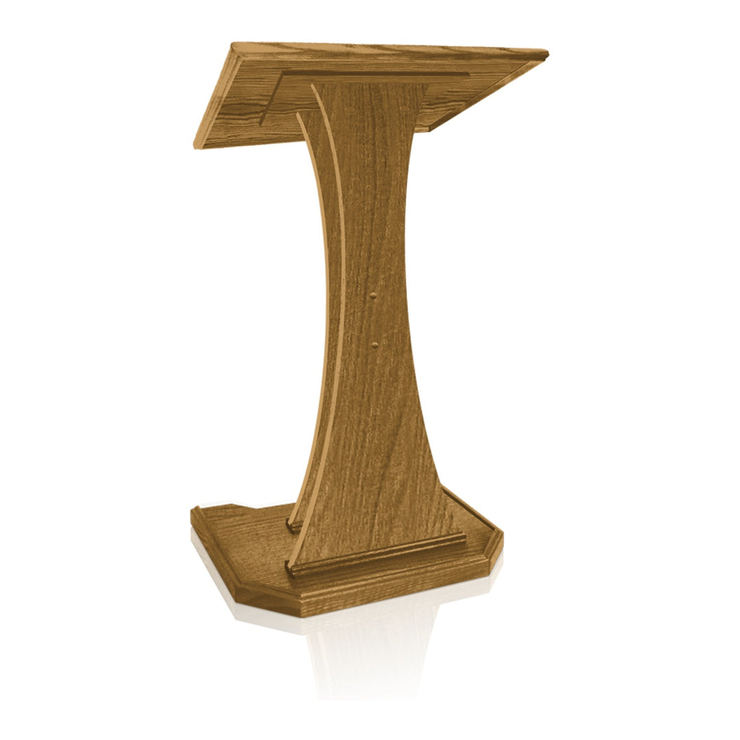 Compact Oak Pulpit The Speaker NC2W accent lectern