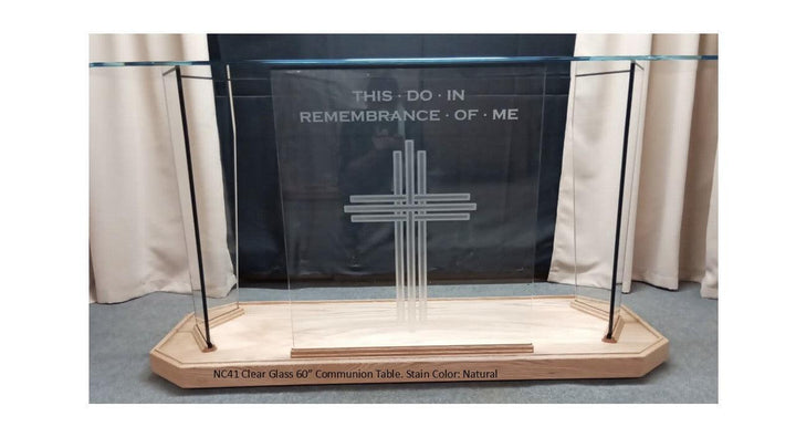 Glass Communion Table NC41/NC41G Prestige Elegance - FREE SHIPPING!