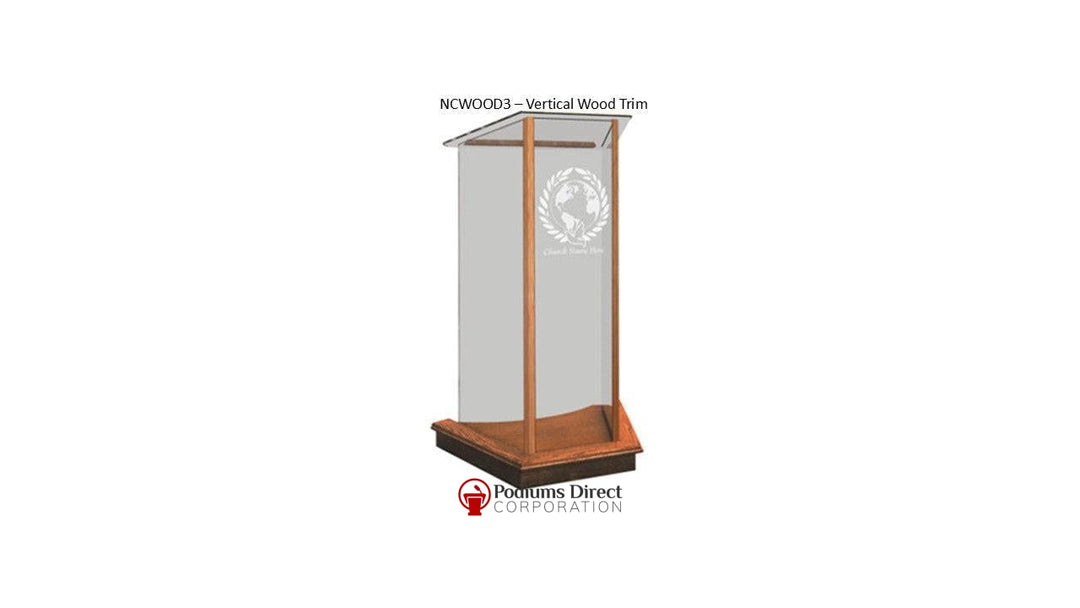 Glass Pulpit NC2/NC2G Prestige The LECTERN - FREE SHIPPING!