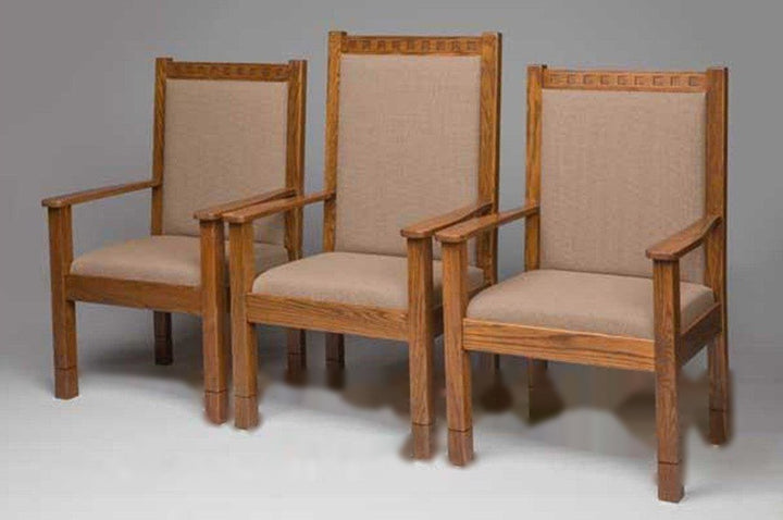 Clergy Church Chair NO 900 Series 48" Height Center Pulpit Chair-Clergy Church Chairs-Podiums Direct