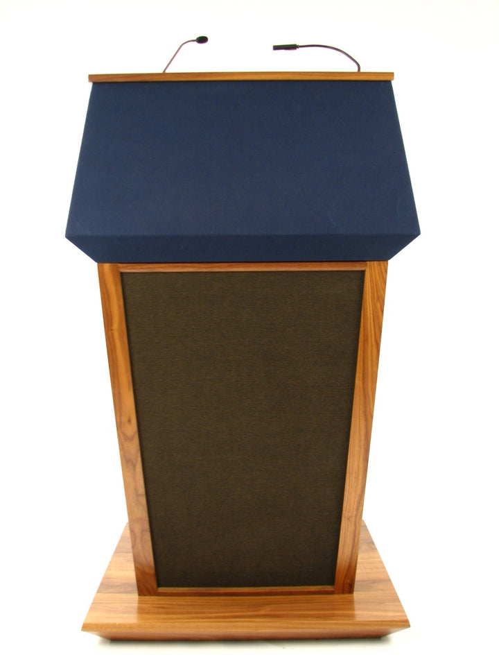 presidential podium with microphone