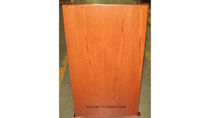 Handcrafted Solid Hardwood Lectern Spartan-Front 712-Handcrafted Solid Hardwood Pulpits, Podiums and Lecterns-Podiums Direct