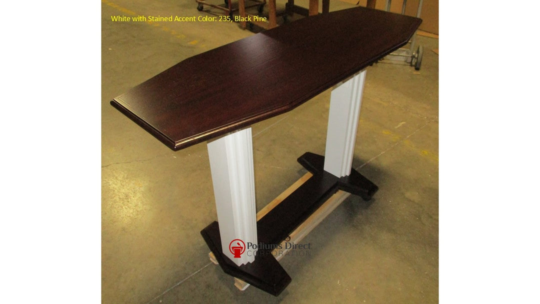 Preaching Table Communion Table 705W Proclaimer Acrylic and Wood Style – Podiums Direct