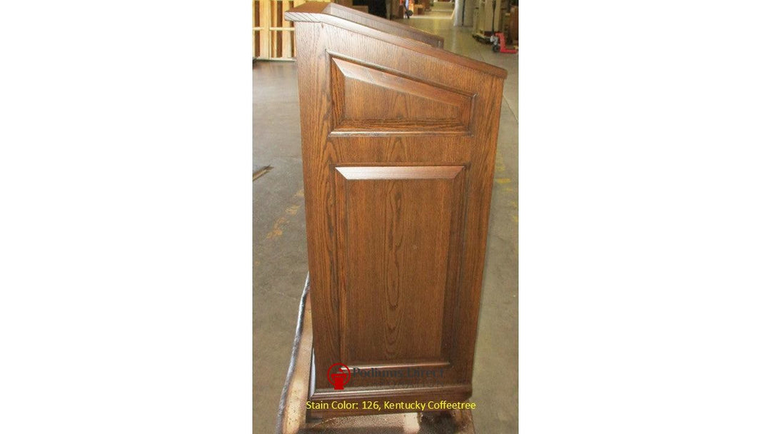 Handcrafted Solid Hardwood Lectern Colonial-Side 126 Kentucky Coffeetree-Handcrafted Solid Hardwood Pulpits, Podiums and Lecterns-Podiums Direct