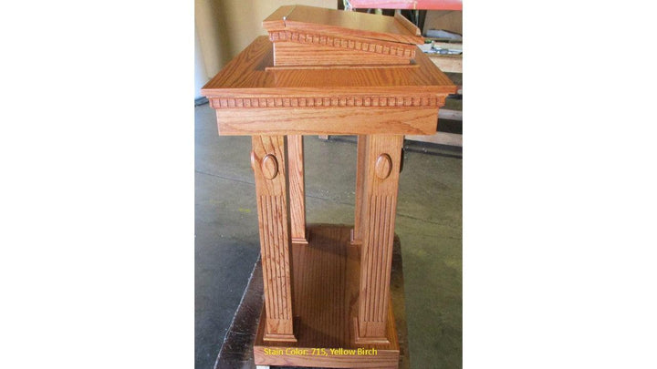 Church Wood Pulpit Open Tiered TOP-120 - FREE SHIPPING!