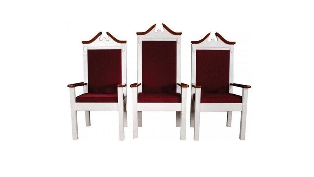 Clergy Church Chair TPC-603C Series 52" Height Center Pulpit Chair-Clergy Church Chairs-Podiums Direct