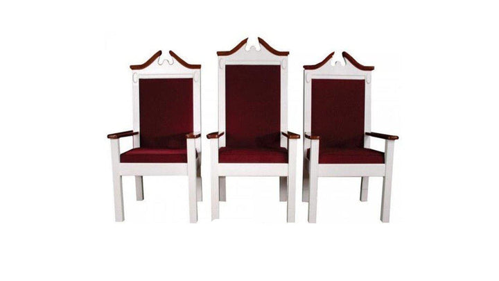 Clergy Church Chair TPC-603C Series 52" Height Center Pulpit Chair-Clergy Church Chairs-Podiums Direct
