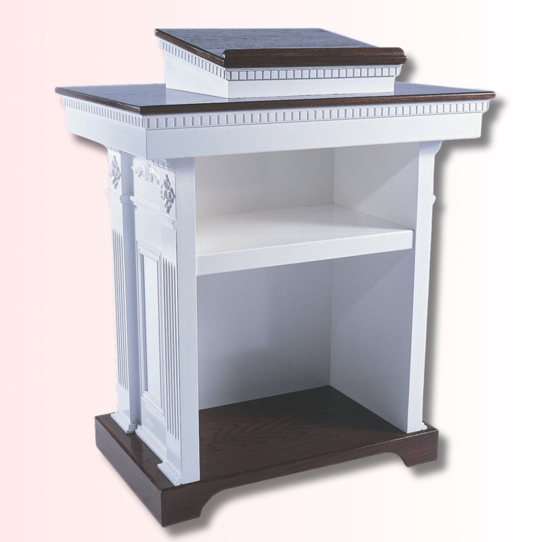 Church Wood Pulpit Colonial Tiered [TSP-620]