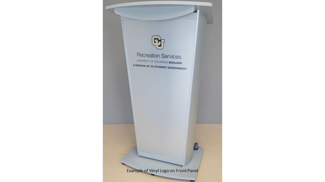 Contemporary Lecterns and Podium VH1 Standard Aluminum Lectern - FREE SHIPPING!