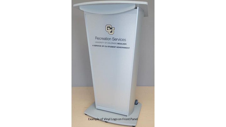 Contemporary Lecterns and Podium VH1 Standard Aluminum Lectern - FREE SHIPPING!