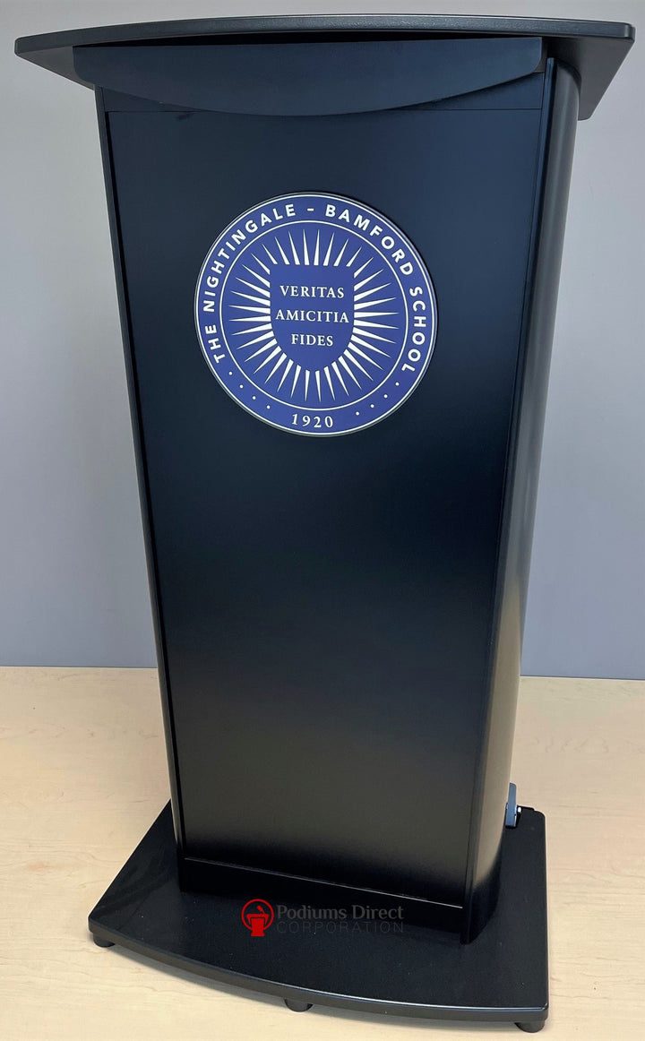 Contemporary Lectern: VH1 Deluxe Aluminum Podium [1ALVH1D]